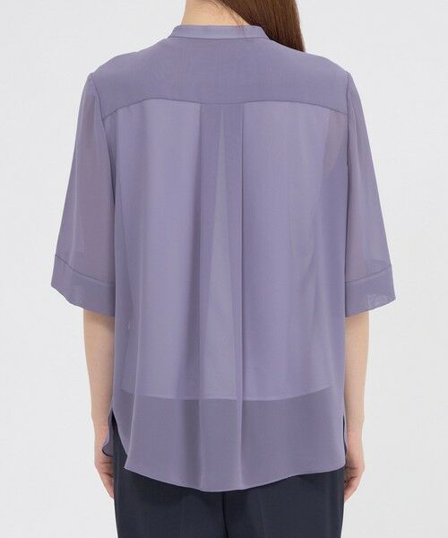 Paul Stuart / ポール・スチュアート シャツ・ブラウス | 【ウォッシャブル】シフォンジョーゼット　ブラウス | 詳細8