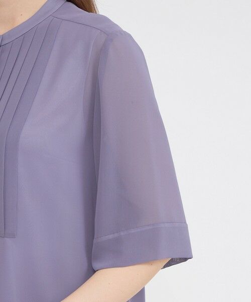 Paul Stuart / ポール・スチュアート シャツ・ブラウス | 【ウォッシャブル】シフォンジョーゼット　ブラウス | 詳細9