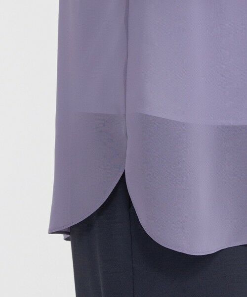 Paul Stuart / ポール・スチュアート シャツ・ブラウス | 【ウォッシャブル】シフォンジョーゼット　ブラウス | 詳細10