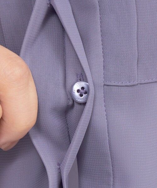 Paul Stuart / ポール・スチュアート シャツ・ブラウス | 【ウォッシャブル】シフォンジョーゼット　ブラウス | 詳細11