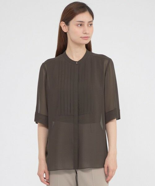 Paul Stuart / ポール・スチュアート シャツ・ブラウス | 【ウォッシャブル】シフォンジョーゼット　ブラウス | 詳細16