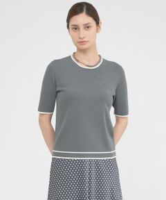 Paul Stuart / ポール・スチュアート ニット・セーター | 【ウォッシャブル】アセテートストレッチ　プルオーバー