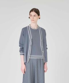 Paul Stuart / ポール・スチュアート ニット・セーター | 【ウォッシャブル】アセテートストレッチ　カーディガン