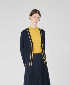 Paul Stuart / ポール・スチュアート ニット・セーター | 【ウォッシャブル】アセテートストレッチ　カーディガン