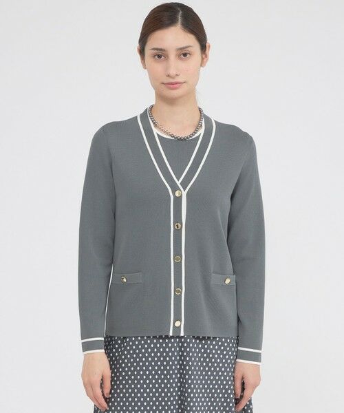 Paul Stuart / ポール・スチュアート ニット・セーター | 【ウォッシャブル】アセテートストレッチ　カーディガン | 詳細13