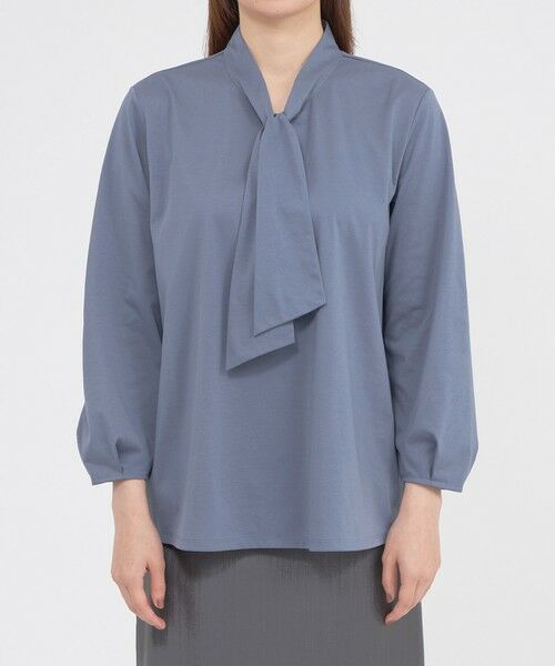 Paul Stuart / ポール・スチュアート カットソー | 【ウォッシャブル/接触冷感】ウーヴンジャージー　プルオーバー | 詳細6