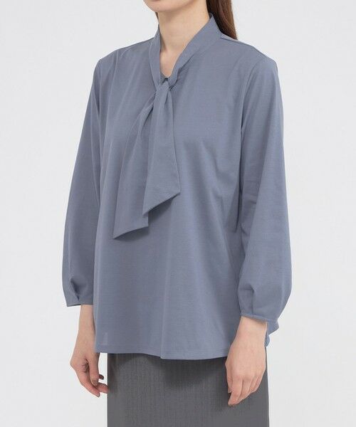 Paul Stuart / ポール・スチュアート カットソー | 【ウォッシャブル/接触冷感】ウーヴンジャージー　プルオーバー | 詳細7