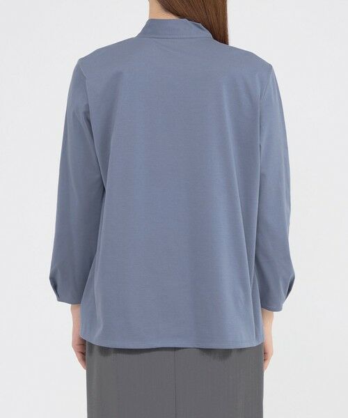 Paul Stuart / ポール・スチュアート カットソー | 【ウォッシャブル/接触冷感】ウーヴンジャージー　プルオーバー | 詳細8