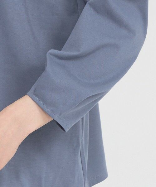 Paul Stuart / ポール・スチュアート カットソー | 【ウォッシャブル/接触冷感】ウーヴンジャージー　プルオーバー | 詳細9