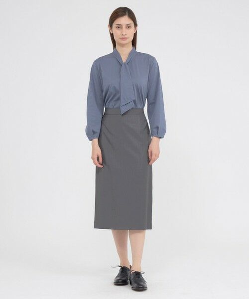 Paul Stuart / ポール・スチュアート カットソー | 【ウォッシャブル/接触冷感】ウーヴンジャージー　プルオーバー | 詳細2