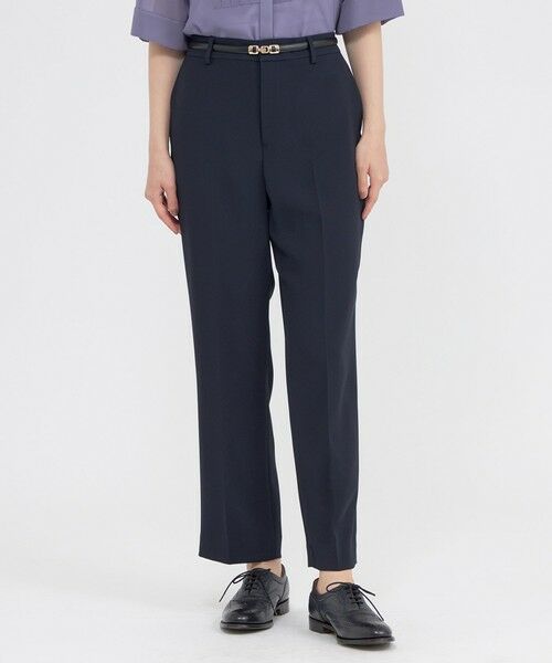 Paul Stuart/ポール・スチュアート 【ウォッシャブル】トリアセジョーゼット パンツ ネイビー 4