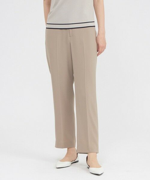 Paul Stuart/ポール・スチュアート 【ウォッシャブル】トリアセジョーゼット パンツ キャメル 8 Paul Stuart/ポール・スチュアート 【ウォッシャブル】トリアセジョーゼット パンツ キャメル 8