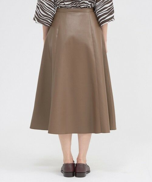 Paul Stuart / ポール・スチュアート スカート | 【ウォッシャブル】シンセティックレザー　スカート | 詳細6