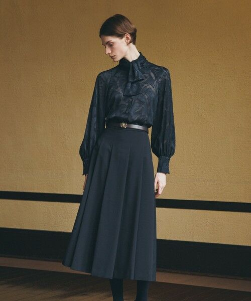 Paul Stuart / ポール・スチュアート スカート | 【ウォッシャブル/防しわ性】エアリーツイル　スカート | 詳細1