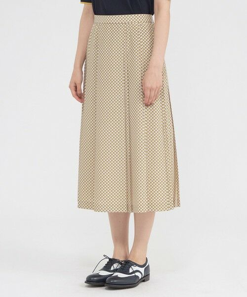 Paul Stuart / ポール・スチュアート スカート | 【ウォッシャブル】幾何学プリントジャガード　スカート | 詳細6