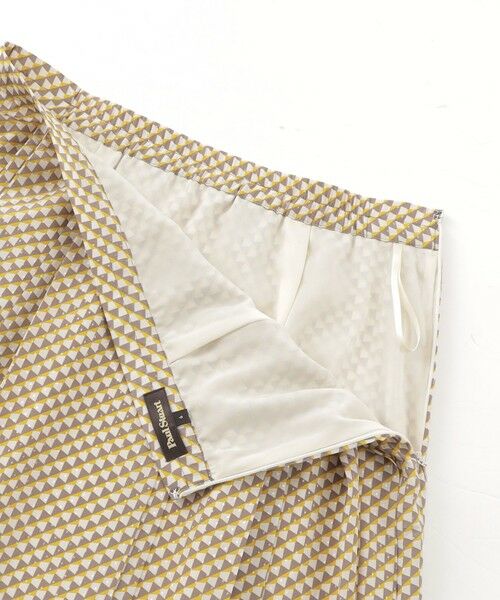 Paul Stuart / ポール・スチュアート スカート | 【ウォッシャブル】幾何学プリントジャガード　スカート | 詳細8