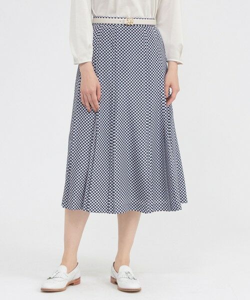 Paul Stuart / ポール・スチュアート スカート | 【ウォッシャブル】幾何学プリントジャガード　スカート | 詳細11