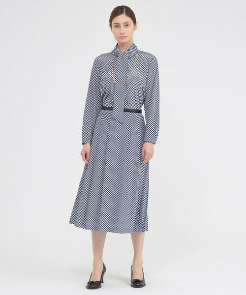 Paul Stuart / ポール・スチュアート スカート | 【ウォッシャブル】幾何学プリントジャガード　スカート | 詳細2