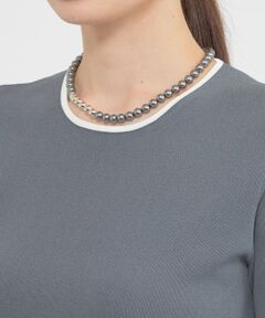 Paul Stuart / ポール・スチュアート アクセサリー | メタルパールネックレス