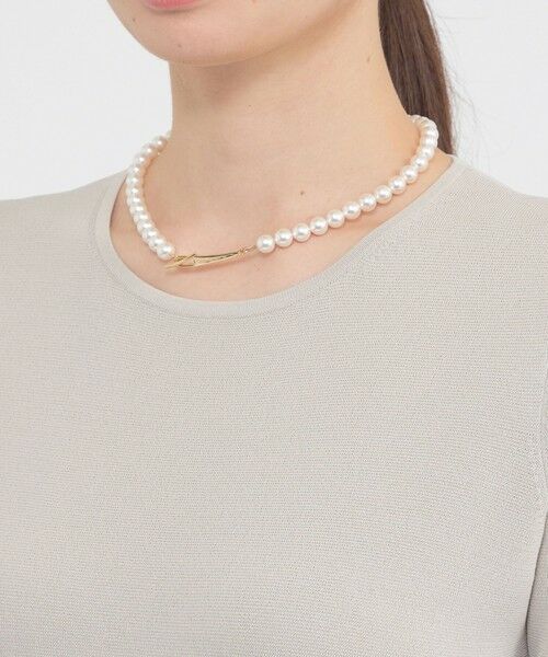 Paul Stuart / ポール・スチュアート アクセサリー | メタルパールネックレス | 詳細1