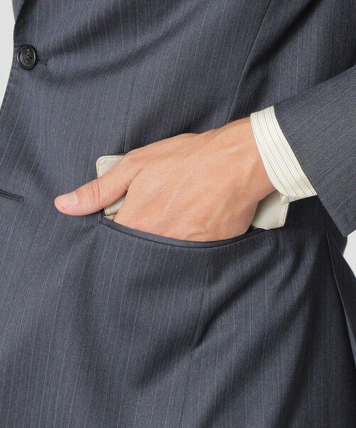 Paul Stuart / ポール・スチュアート セットアップ | 【Nikkei magazine掲載】【EASTGATE MODEL】スチュアーツブルー ストライプ柄スーツ | 詳細8