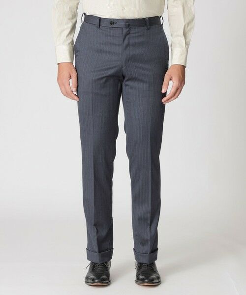 Paul Stuart / ポール・スチュアート セットアップ | 【Nikkei magazine掲載】【EASTGATE MODEL】スチュアーツブルー ストライプ柄スーツ | 詳細12