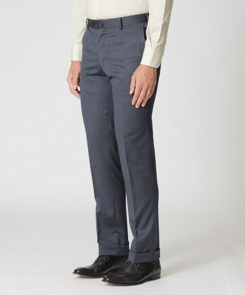 Paul Stuart / ポール・スチュアート セットアップ | 【Nikkei magazine掲載】【EASTGATE MODEL】スチュアーツブルー ストライプ柄スーツ | 詳細13