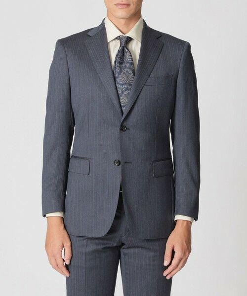 Paul Stuart / ポール・スチュアート セットアップ | 【Nikkei magazine掲載】【EASTGATE MODEL】スチュアーツブルー ストライプ柄スーツ | 詳細3