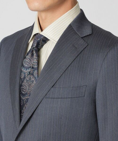 Paul Stuart / ポール・スチュアート セットアップ | 【Nikkei magazine掲載】【EASTGATE MODEL】スチュアーツブルー ストライプ柄スーツ | 詳細6