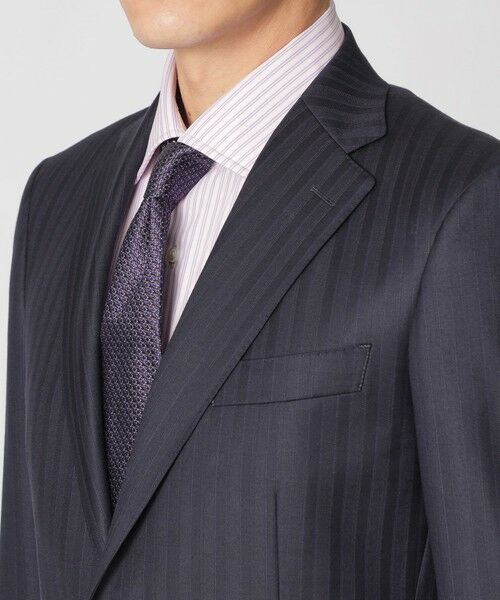 Paul Stuart / ポール・スチュアート セットアップ | 【Nikkei magazine掲載】【EASTGATE MODEL】カシミヤブレンド ストライプ柄スーツ | 詳細6