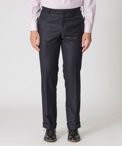 Paul Stuart / ポール・スチュアート セットアップ | 【Nikkei magazine掲載】【EASTGATE MODEL】カシミヤブレンド ストライプ柄スーツ | 詳細12