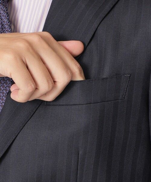 Paul Stuart / ポール・スチュアート セットアップ | 【Nikkei magazine掲載】【EASTGATE MODEL】カシミヤブレンド ストライプ柄スーツ | 詳細7