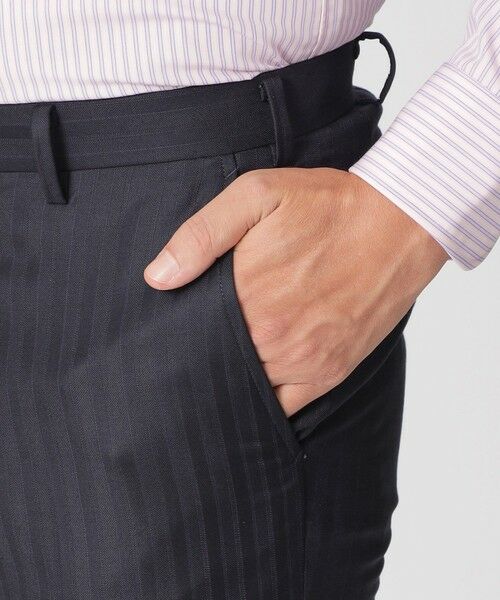 Paul Stuart / ポール・スチュアート セットアップ | 【Nikkei magazine掲載】【EASTGATE MODEL】カシミヤブレンド ストライプ柄スーツ | 詳細15