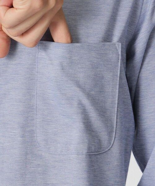 Paul Stuart / ポール・スチュアート シャツ・ブラウス | バーズアイジャージー シャツ | 詳細9