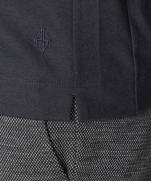 Paul Stuart / ポール・スチュアート カットソー | 【ウォッシャブル】ウールプレーティングモックネックTシャツ | 詳細10