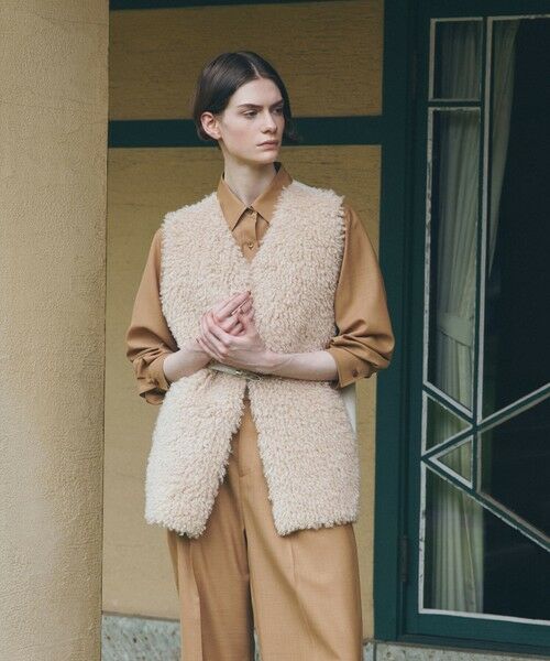 Paul Stuart / ポール・スチュアート マフラー・ショール・スヌード・ストール | シンセティックファージレ（ベージュ）