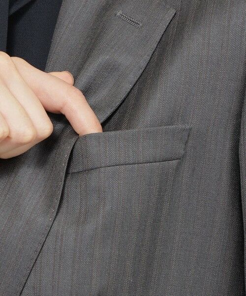 Paul Stuart / ポール・スチュアート その他アウター | 【eclat掲載】ウールストライプ ジャケット | 詳細7