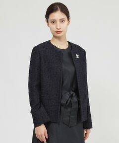 PaulStuart 　ポールスチュアート　ツーピース　レース　タグ付　匿名配送 セール】 「EASTGATE MODEL」 ライトグレーストライプ柄スーツ