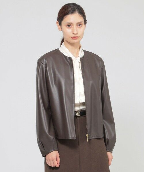 Paul Stuart / ポール・スチュアート その他アウター | シンセティックレザー　ブルゾン | 詳細8
