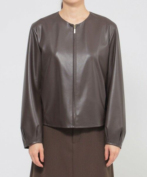Paul Stuart / ポール・スチュアート その他アウター | シンセティックレザー　ブルゾン | 詳細2