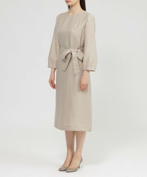 Paul Stuart / ポール・スチュアート ロング・マキシ丈ワンピース | 【ウォッシャブル】シアーオーガンジージャガード　ワンピース | 詳細5