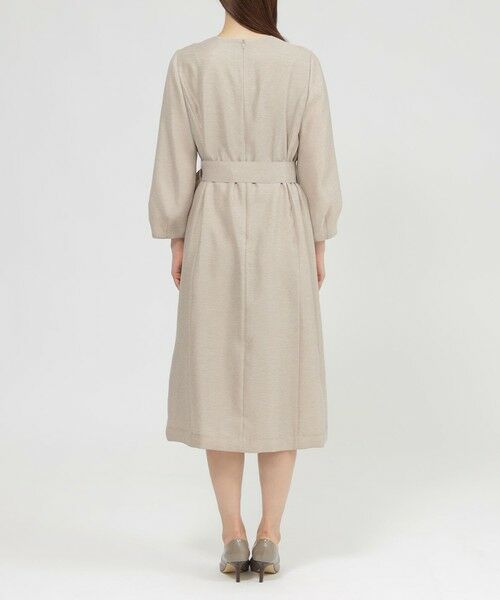 Paul Stuart / ポール・スチュアート ロング・マキシ丈ワンピース | 【ウォッシャブル】シアーオーガンジージャガード　ワンピース | 詳細6