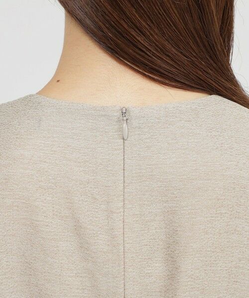 Paul Stuart / ポール・スチュアート ロング・マキシ丈ワンピース | 【ウォッシャブル】シアーオーガンジージャガード　ワンピース | 詳細7