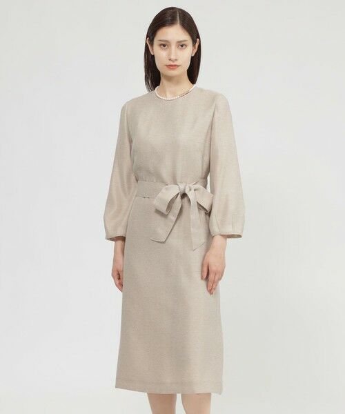 Paul Stuart / ポール・スチュアート ロング・マキシ丈ワンピース | 【ウォッシャブル】シアーオーガンジージャガード　ワンピース | 詳細11