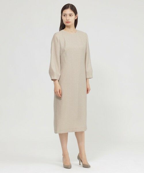 Paul Stuart / ポール・スチュアート ロング・マキシ丈ワンピース | 【ウォッシャブル】シアーオーガンジージャガード　ワンピース | 詳細2