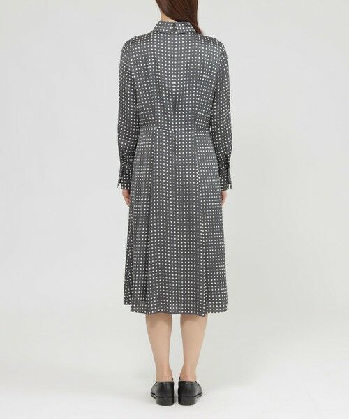 Paul Stuart / ポール・スチュアート ロング・マキシ丈ワンピース | 【Nikkei magazine掲載】【ウォッシャブル】ラインドット　ワンピース | 詳細7