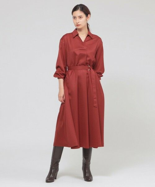 Paul Stuart / ポール・スチュアート ロング・マキシ丈ワンピース | 【ウォッシャブル】ブロックチェック　ワンピース | 詳細2