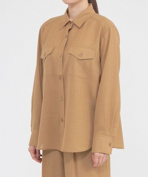 Paul Stuart / ポール・スチュアート シャツ・ブラウス | 【ウォッシャブル】ウールボイル　ブラウス | 詳細5