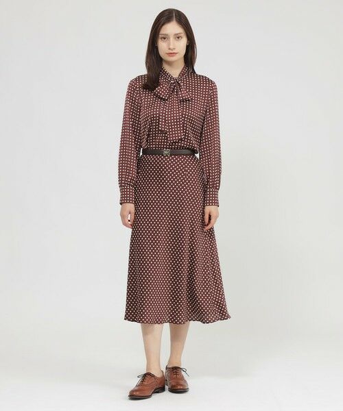 Paul Stuart / ポール・スチュアート シャツ・ブラウス | 【eclat掲載】【ウォッシャブル】ラインドット　ブラウス | 詳細4