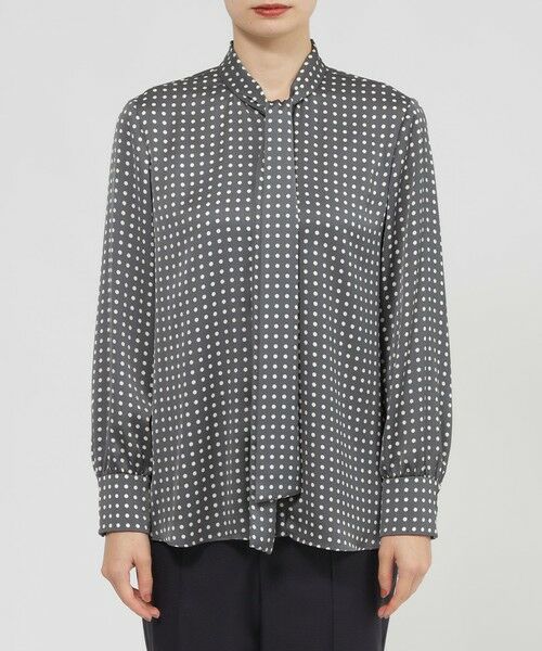 Paul Stuart / ポール・スチュアート シャツ・ブラウス | 【eclat掲載】【ウォッシャブル】ラインドット　ブラウス | 詳細6